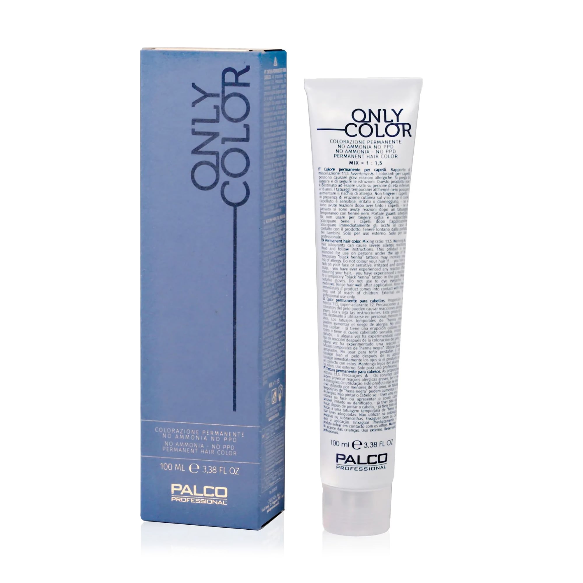 Безаміачна крем-фарба для волосся Palco Professional Only Color 5.0 Світло-коричневий, 100 мл
